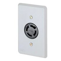 Tomada Industrial Não Metálica Embutir Femea 3 Polos + Terra 30 A 400/440 V Com Bloqueio Mecânico Com Placa 056404 Pial