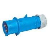 Plugue Industrial Macho 3 Polos + Terra + 2 Polos 16A 200-250V Azul PIW16P3H6E57 WEG