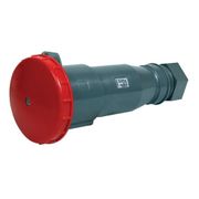 Tomada Industrial Não Metálica Extensão (Movel/Acoplamento) Fêmea 3 Polos + Terra 63 A 380/440 V Vermelha S4556 Steck