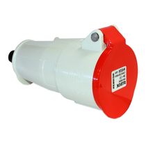 Tomada Acoplado Fêmea 3 Polos + Terra 32A 440V Vermelho 6H IP44 N4256 Steck
