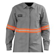 Camisa Masculina Proteção Elétrica Cinza RII Tamanho XG NR10 22510336 Vectra Work