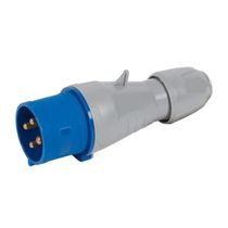 Plugue Industrial Sobrepor Macho Pa 3P+T 32A 200-250V Azul 555235 Cemar Legrand