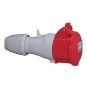 Tomada Acoplada Femea 3 Polos + Terra 32A 415V Vermelha Ip44 Sem Placa 555218 Cemar Legrand