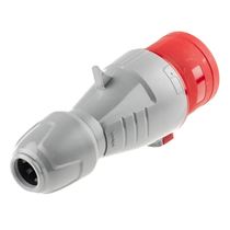 Plugue Industrial Mov Macho Pa 3 Polos + Neutro + Terra 32A 415V Vermelho P17TEMPRA Cemar Legrand