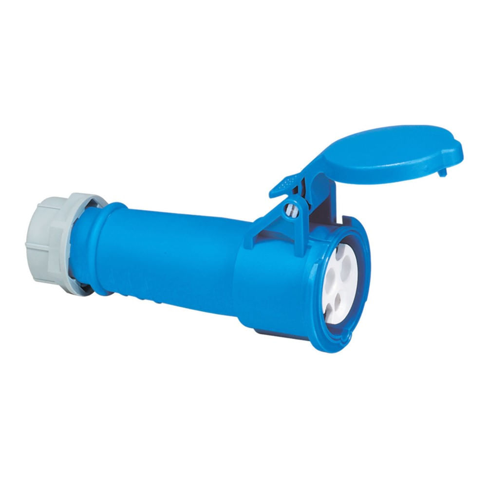 Plugue Industrial Movel 3 Polos + Terra 16A 240V Azul 12821542 WEG ...