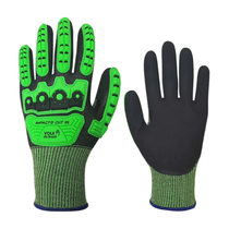 Luva Térmica FBSI HPPE Verde Nitrílica Tamanho M IMPACTOCUTR2 Volk