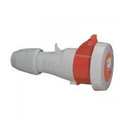 Tomada Acoplado Fêmea 3 Polos + Terra 16A 415V Vermelho 6H Ip66/67 555308 Cemar Legrand