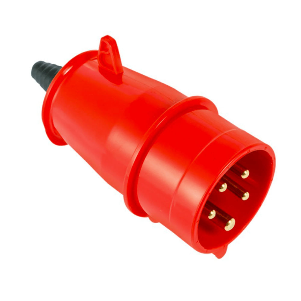 Plugue Industrial Macho 3 Polos + Neutro + Terra 63A 380-440V