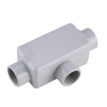 Caixa Fixa Cinza Tipo T 1.1/2" Com Tampa/Vedação E046070060 Wetzel