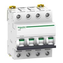Disjuntor Termomagnético ACTI9 IC60L Tetrapolar 10A Curva C 15kA 440V A9F94410 Schneider