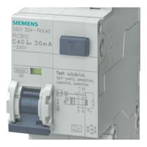 Disjuntor Diferencial Residual Monopolar 13A 30Ma 5SU13541KK13 Siemens