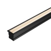 Perfil Alumínio Embutir Preto Recuado 23x25MM 2m 7018121 Ledvance