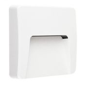 Arandela Led Balizador Quadrado Led Bivolt Branco 3W 7014927 Ledvance