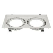 Luminária Led Spot Embutir Branco Bivolt 2 Lâmpadas Ar111 37W 7015481 Ledvance