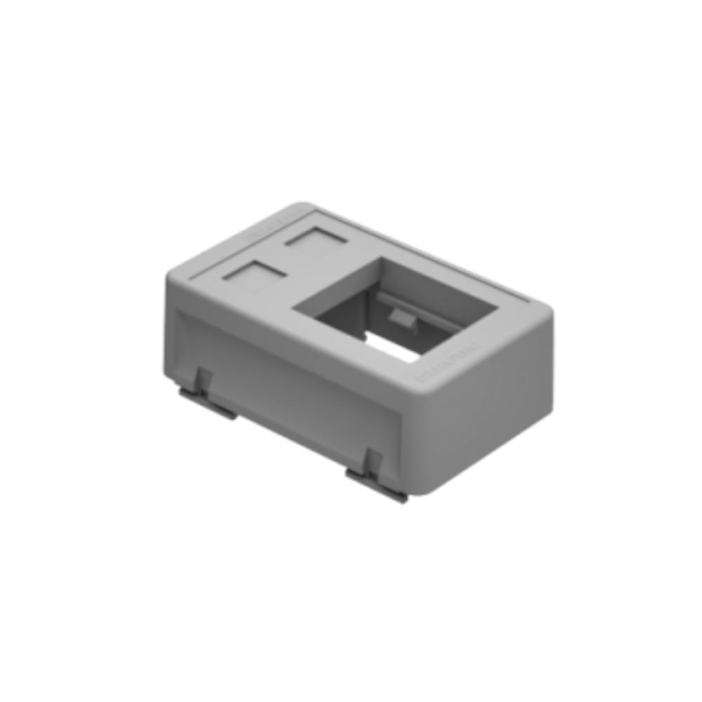 Porta Equipamento 2 Bloco+Rj45 Keystone S/Colar Cz Interrup Tom ...