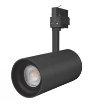 Luminaria Spot Trilho Redonda Preta 1X 25W 3000K 7017393 Ledvance