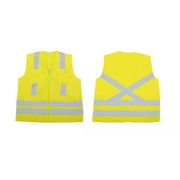 Colete Sinal Blusao Reflet Pes Zip Vd Tam G 4Bol VIC71230 Danny