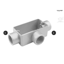 Condulete Ac T 2.1/2" S/R Nat C/Tp S/V S/Pint 56106317 Tramontina Eletrica