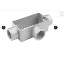 Condulete Ac T 3" S/R Nat C/Tp S/V S/Pint Ip54 56106318 Tramontina Eletrica