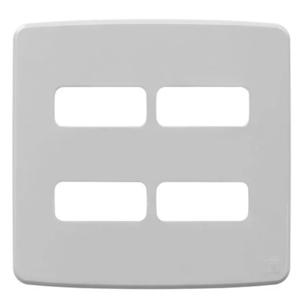 Placa Modulo 4P 2+2 Dist 4X4 Cz Compose 13208221 Weg - Dimensional