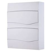 Quadro Distribuição Termoplástica Branco Sobrepor 24 Disjuntor 56300075 Tramontina Eletrica