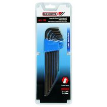 Chave L Jogo 10 Peças Allen Longa 1/8-9/16" 42L10P Gedore