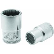 Soquete Estrela E= 1/2" Aço Cromo Vanádio 19Mm X40Mm D1919MM Gedore