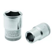 Soquete Sextavado E= 1/2" Aço Cromo Vanádio 7/16" X38Mm 42570 Gedore