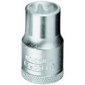 Soquete Torx Int E= 1/2" Ct Aço Cromo Vanádio E24 X38Mm TX19E24 Gedore