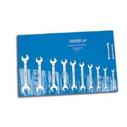 Chave Fixa Jogo 12 Peças Aço Cromo Vanádio 1/4-2" 612P Gedore