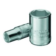 Soquete Sextavado E= 1/4" Ct Aço Cromo Vanádio 9/16" X25Mm 42633 Gedore