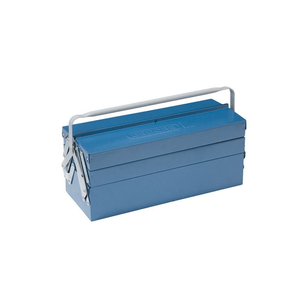 Caixa Ferramentas Sanf 5Gav Aço Azul 530X230X200Mm 1335 Gedore
