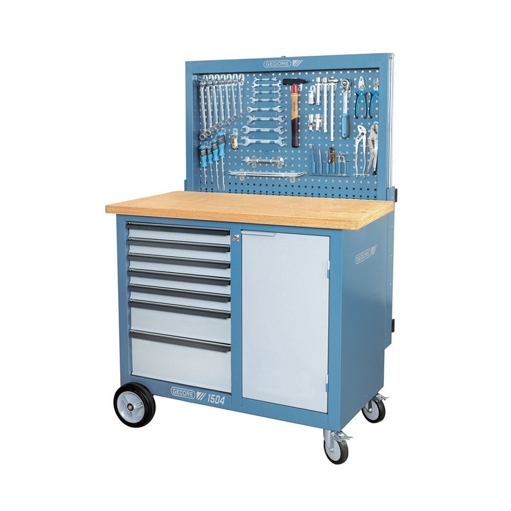 Armario para Ferr Aço Azul 2P 1900X500X950Mm com Chave Perf/4 Gav