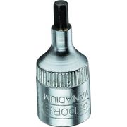 Chave Soquete Allen E= 1/4" 3Mm X28Mm IN203MM Gedore