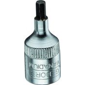 Chave Soquete Allen E= 1/4" 8Mm X28Mm IN208MM Gedore