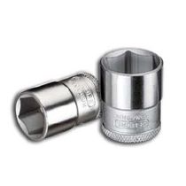 Soquete Sextavado E= 3/8" Aço Cromo Vanádio 13Mm X30Mm 3013MM Gedore