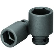 Soquete Impacto Sextavado E= 1/4" Ct 7Mm X23Mm K207MM Gedore
