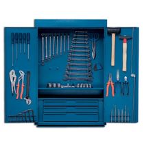 Armario para Ferr Aço Azul 2P com Port 1 3 650X955X250Mm 1400GM Gedore