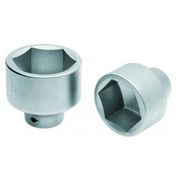 Soquete Sextavado E= 1" Aço Cromo Vanádio 3.1/8" X92Mm 21318 Gedore