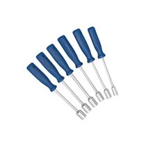 Chave Canhão Jogo 6 Peças Torx Aço Cromo Vanádio Rt Azul 4-10Mm 33TX6 Gedore