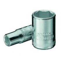 Soquete Sextavado E= 1/4" Ct Aço Cromo Vanádio 9Mm X25Mm 209MM Gedore
