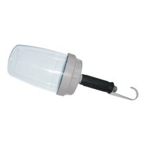 Luminaria Portatil Cinza 23W E27 Policarbonato Sem Grade WYP80 Wetzel