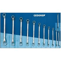 Chave Estrela Jogo 7 Peças Incolor Aço Cromo Vanádio 6-19Mm 270M Gedore