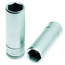 Soquete Sextavado E= 1/2" Longa Aço Cromo Vanádio 14Mm X82Mm 19L14MM Gedore