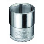 Soquete Sextavado E= 3/8" Aço Cromo Vanádio 17Mm X32Mm 3017MM Gedore