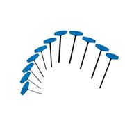 Chave T Jogo 10 Peças Allen Aço Cromo Vanádio 5/64-3/8" 42T10P Gedore