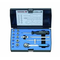 Soquete Jogo Combinado 1/4" 4-13Mm 16 Pecas 20EMU10 Gedore