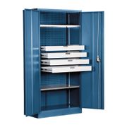 Armario para Ferr Aço Azul 2P 1900X500X950Mm com Chave Perf/4 Gav Universal Jumbo 52640 Gedore