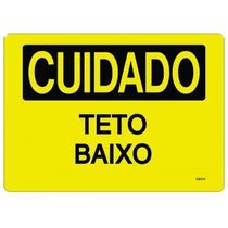 Placa Sinal Al Teto Baixo 250X180Mm C0111C Brady