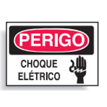 Placa Sinal Al Vn Perigo Choque Eletrico 350X250Mm C0956F Brady